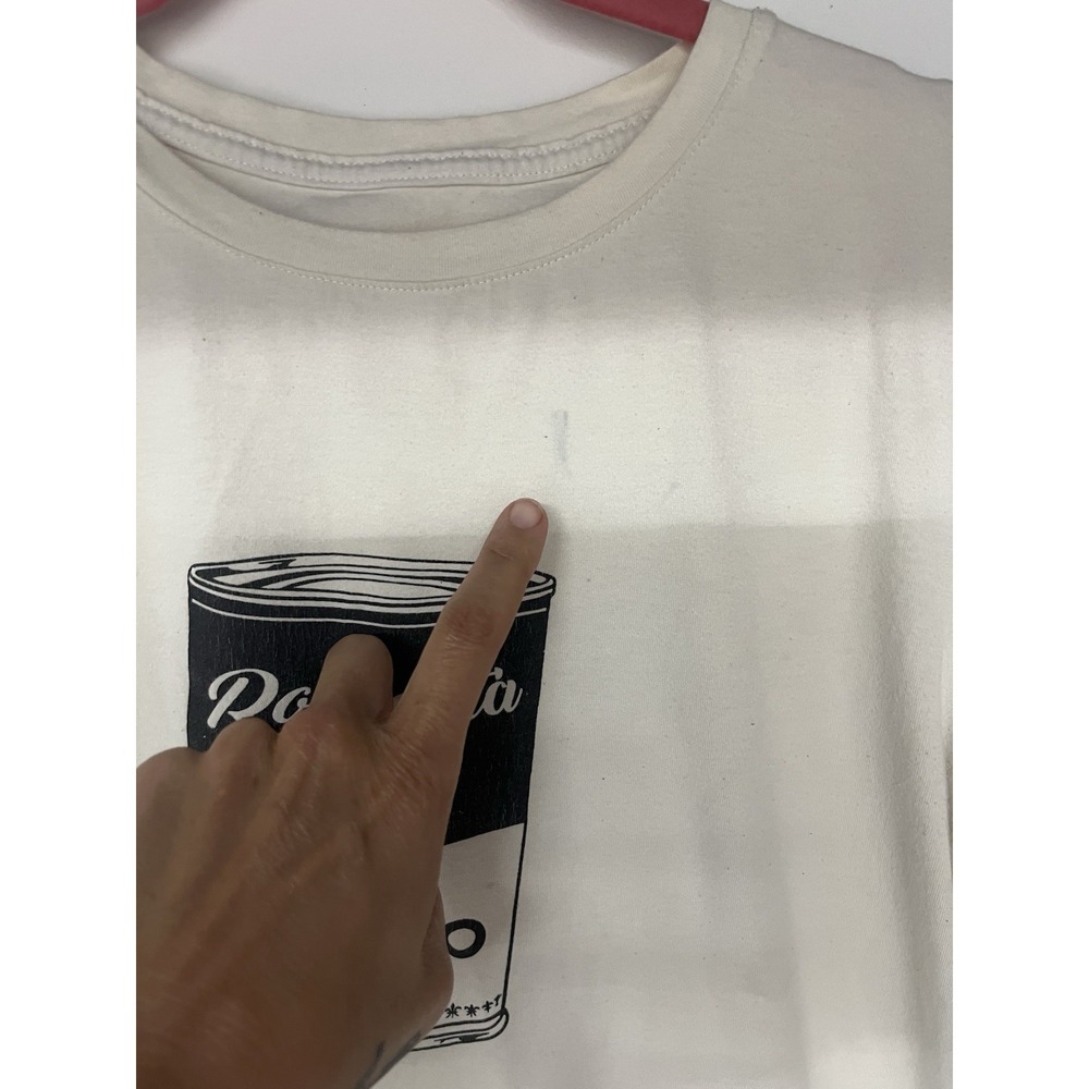 Rockgota Ajiaco Soup Graphic T-Shirt Cream Short Sleeve Tee - Picture 6 of 10